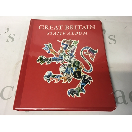 485 - A collection of postcards and stamps including the Great Britain stamp album. Also there is a comple... 