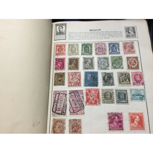 517 - A collection of used worlds stamps including loose and albums with French, Indian, Hungarian stamps ... 