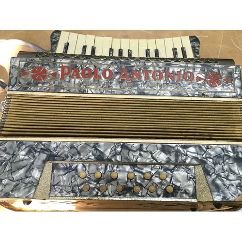 586 - A Paolo Antonio accordion. Postage C. NO RESERVE