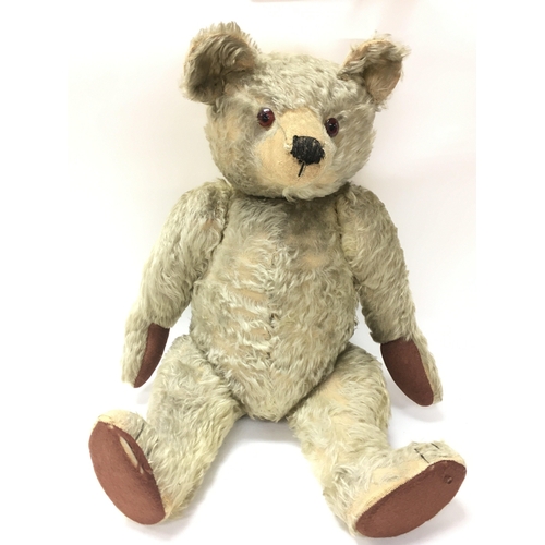 618 - A vintage Herman style mohair bear. 60cm long. Postage category C