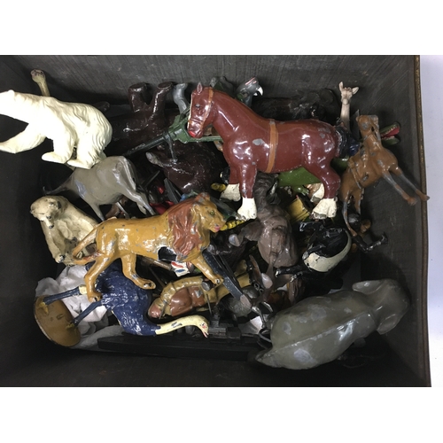 620 - A collection of vintage lead figures from JHILL & Co. and more.