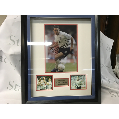 628 - A collection of signed framed pictures apart from Muhammad Ali, including David Beckham and Sir Alex... 