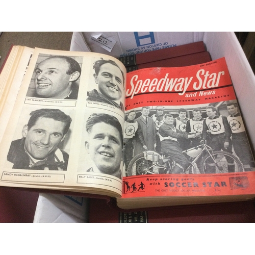 660 - Ten bound volumes of Speedway Star News from 1960-61 through to 1969-70 , missing 1966-67.