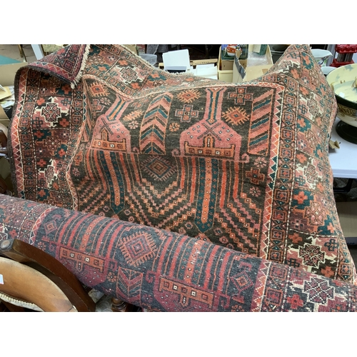 684 - 2 Persian style rugs. (D)