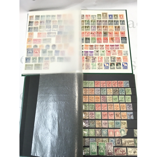 726 - A Collection of world stamp albums containing used and unused stamps from Romania, Venezuela, Yugosl... 