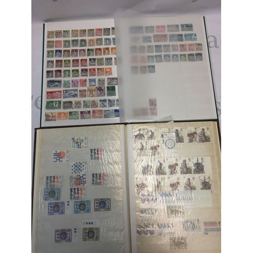 726 - A Collection of world stamp albums containing used and unused stamps from Romania, Venezuela, Yugosl... 