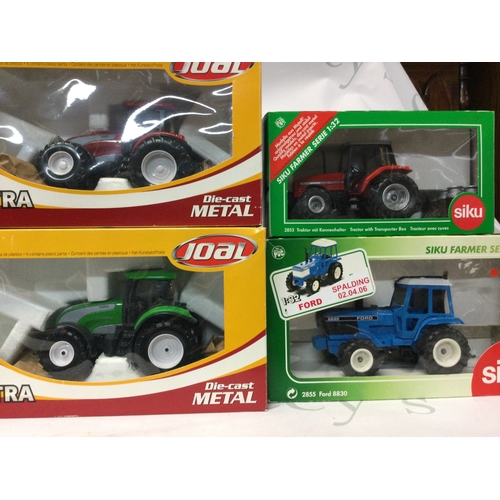 736 - A collection of vintage 1:32 scale trucks from the Valera S Series and the Siku Farmer Series.