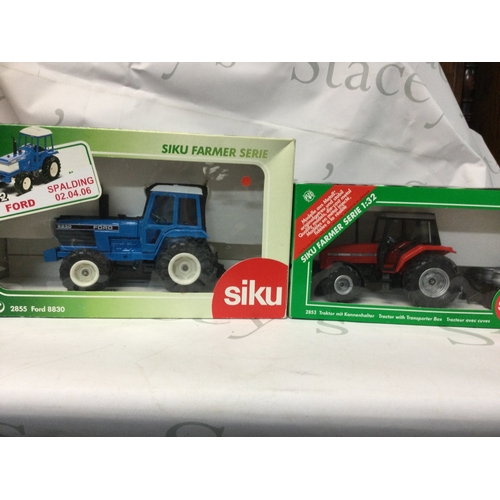 736 - A collection of vintage 1:32 scale trucks from the Valera S Series and the Siku Farmer Series.