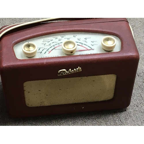 797 - A collection of music related items including a traditional antique BUSH radio, a 4 valve portable r... 