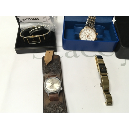 97 - A collection of assorted dress and fashion watches including Rotary and citizen etc. Postage B