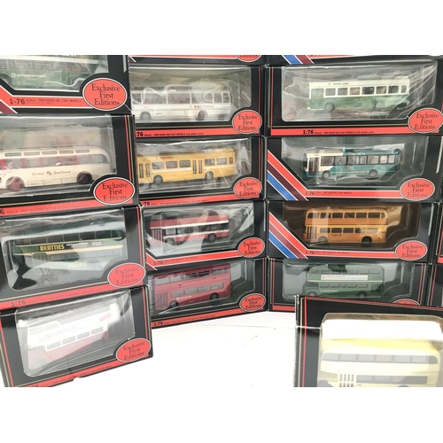 115 - A Collection Of Boxed First Exclusive Edition Buses. No Reserve.