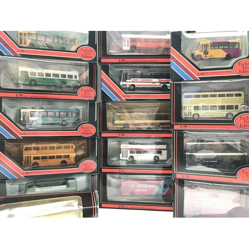 115 - A Collection Of Boxed First Exclusive Edition Buses. No Reserve.