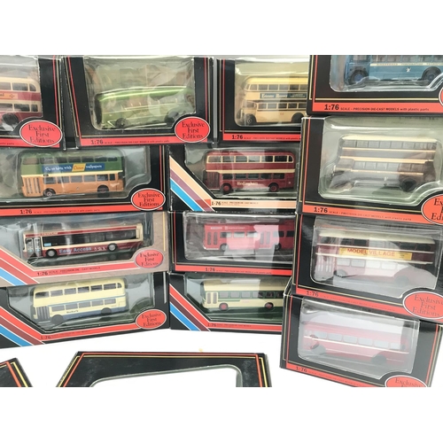 115 - A Collection Of Boxed First Exclusive Edition Buses. No Reserve.