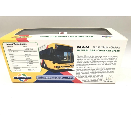 121 - A Boxed Creative Master MAN NL232 CB62A-CNG Bus. #AUBUS 1003. No Reserve.