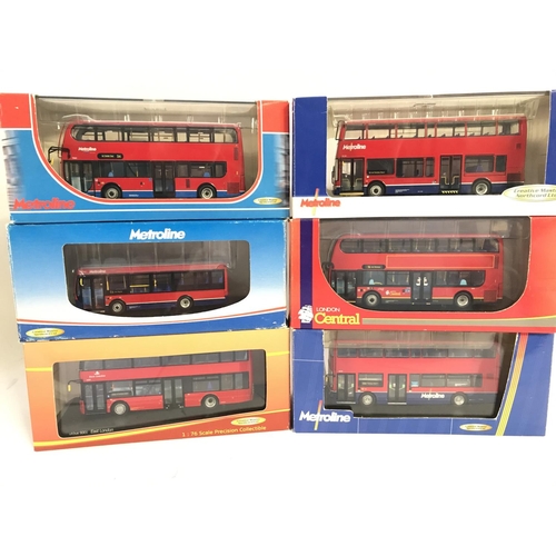 125 - 6 Boxed Creative Master Buses. No Rrserve.