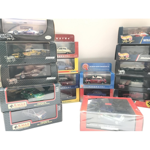 132 - A Collection of Boxed Vanguards. Hotwheels. Eagle Collectables. Universal Hobbies. etc. No Resrve.