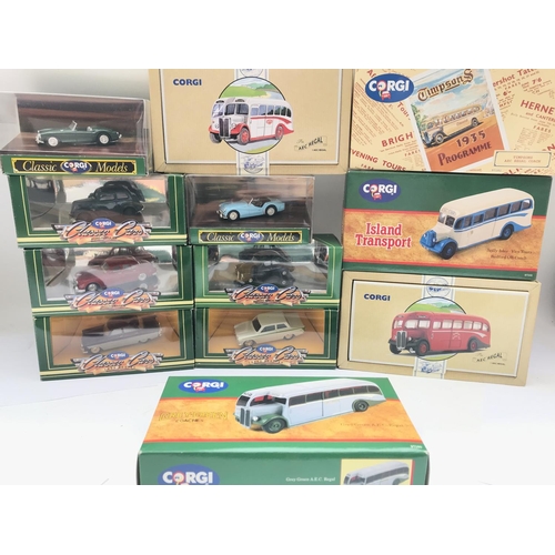 134 - A Collection of Corgi Classics and Other Boxed Diecast.