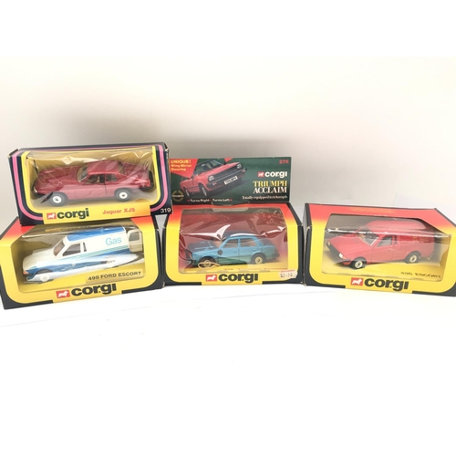 139 - 4 X Boxed Corgi Diecast Vehicles. A Ford Escort #498. A Triumph Acclaim #276 and a Escort #496.