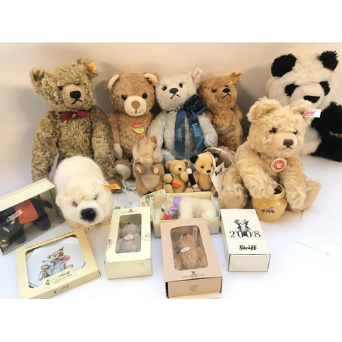 148 - A Collection of Steiff Bears. Some have Tags.