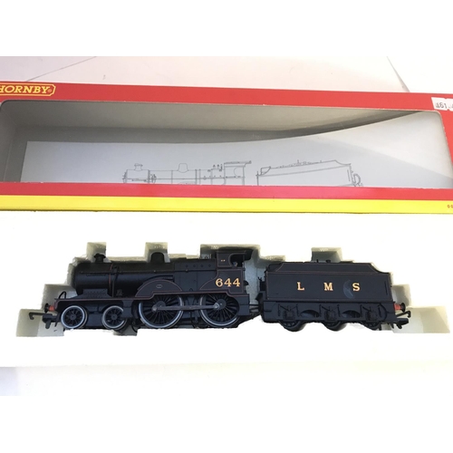 156 - A Boxed Hornby 00 Gauge LMS 4-4-0 Class 2P Locomotive 644. #R2099C.