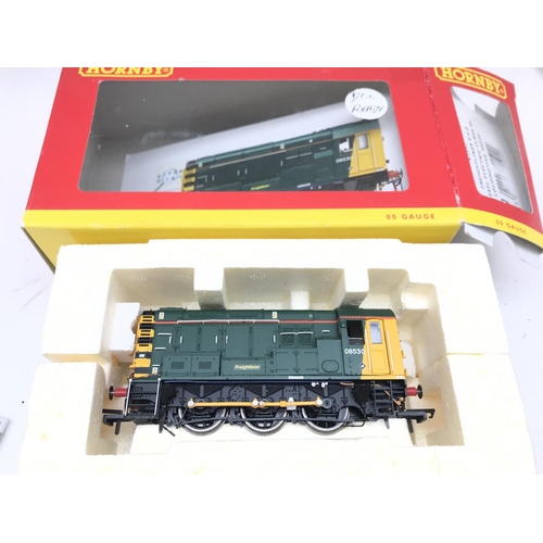 166 - A Boxed Hornby 00 Gauge Freightliner 0-6-0 Diesel Electric Class 08 Loco #R2592.