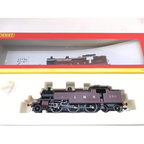 176 - A Boxed Hornby 00 Gauge LMS Fowler 2-6-4T Class 4P Locomotive 2322 #R2224.