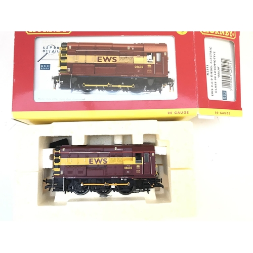 181 - A Boxed Hornby 00 Gauge EWS 0-6-0 Diesel Electric Class 08 Locomotive 08630 #R2595 DCC Ready.