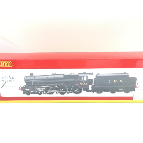 200 - A Boxed Hornby 00 Gauge LMS Class 5P5F Locomotive 5055 #R 2257.