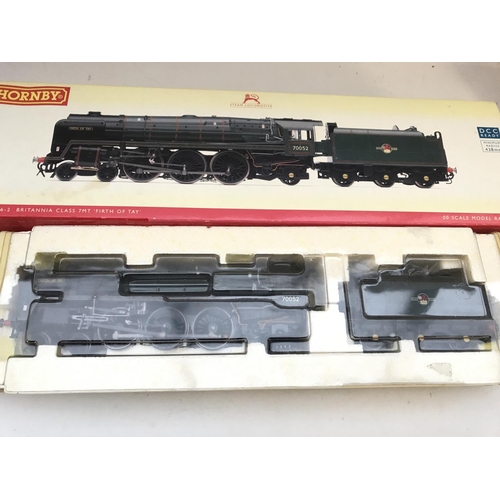 203 - A Boxed Hornby 00 Gauge BR 4-6-2 Britannia Class 7MT Firth Of Tay. #R2564. DCC Ready.