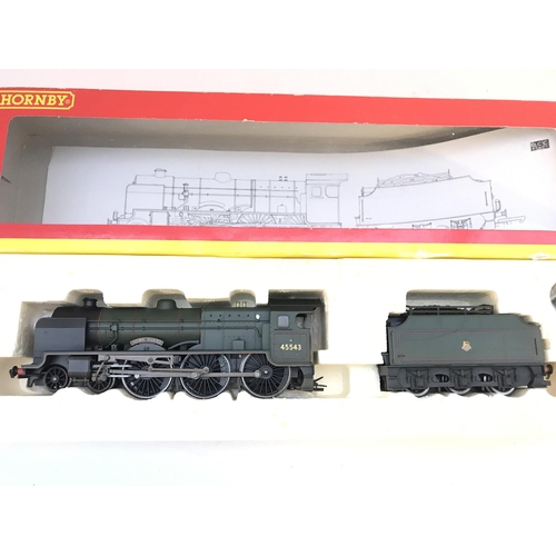 205 - A Boxed Hornby 00 Gauge BR 4-6-0 Patriot Class 5XP Locomotive 45543 Home Guard Weathered Edition. #R... 