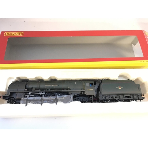 209 - A Boxed Hornby 00 Gauge BR 4-6-2 Duchess Class Duchess of Montrose Weathered #R2446 DCC Ready.