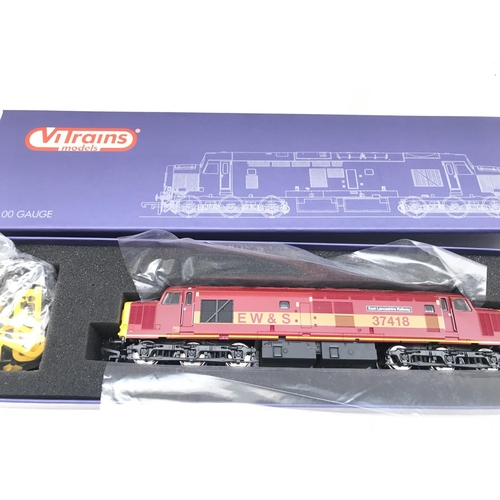 221 - A Boxed ViTrains 00 Gauge Class 37 Loco 37418 EW&S-ELR.