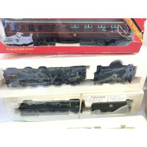 237 - A Collection of Partly Boxed 00 Gauge Locomotives Digital Decoders. Includes a Bachmann Fairborn Tan... 