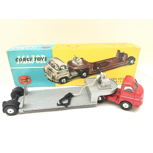 252 - A Boxed Corgi Carrimore Detachable Machinery Carrier #1104.