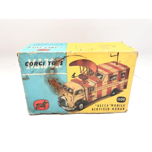 265 - A Boxed Corgi Decca Mobile Airfield Radar #1106. Box Is Worn. No Reserve.