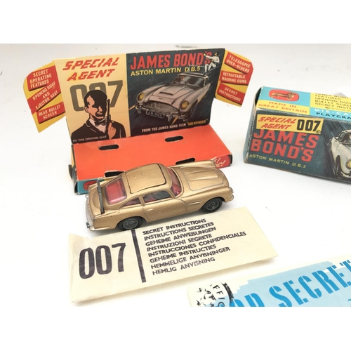 266 - A Boxed Corgi James Bond Aston Martin D.B.5. No Spare Villain or Sticker. No Reserve.