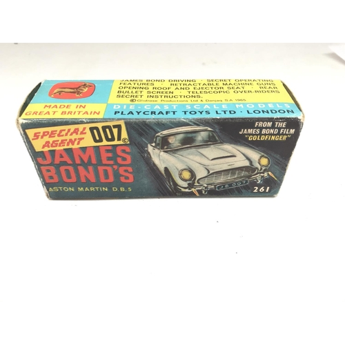 266 - A Boxed Corgi James Bond Aston Martin D.B.5. No Spare Villain or Sticker. No Reserve.