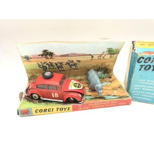 272 - A Boxed Corgi Volkswagen 1200 In East African Safari Trim. #256.