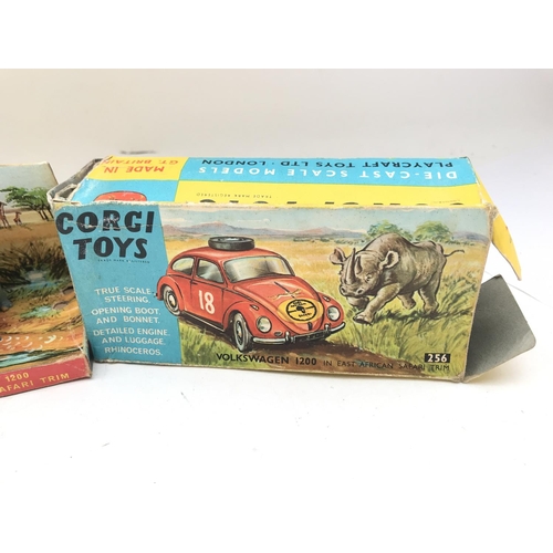 272 - A Boxed Corgi Volkswagen 1200 In East African Safari Trim. #256.