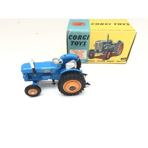 275 - A Boxed Corgi Fordson Power Major Tractor #55. No Reserve.