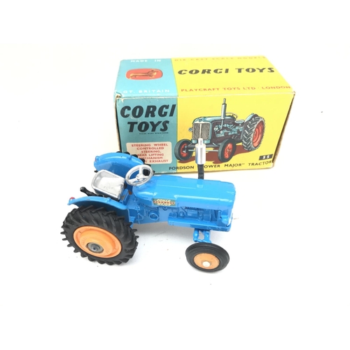 275 - A Boxed Corgi Fordson Power Major Tractor #55. No Reserve.