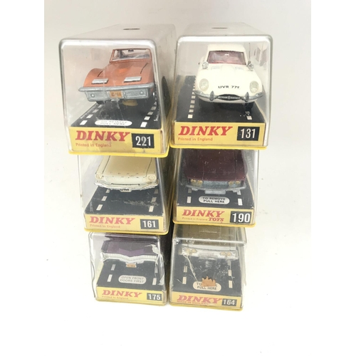 280 - 6 Boxed Dinky Vehicles. Boxes and Cars In Various States. No Reserve.