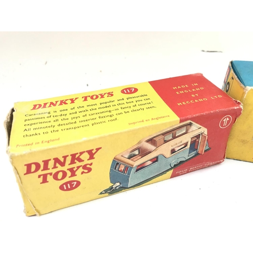 281 - A Boxed Dinky Four Birth Caravan and a Corgi Chevrolet SS 350 Camaro.#338. No Reserve.