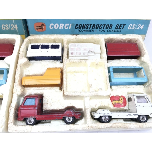 283 - 2 X Boxed Corgi Constructor Sets #GS/24. 1 Is Complete. No Reserve.