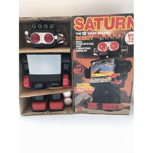 290 - A Boxed Saturn Robot and a Mechanical Robot. No Reserve.