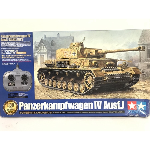 292 - A Boxed Tamiya Remote Controlled Tank Model Kit. 1/35 Scale. No Reserve.