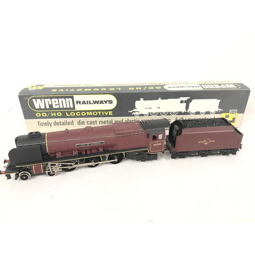 30 - A Boxed Wrenn 00 Gauge BR Coronation 4-6-2 City Of London Locomotive. #W2226.