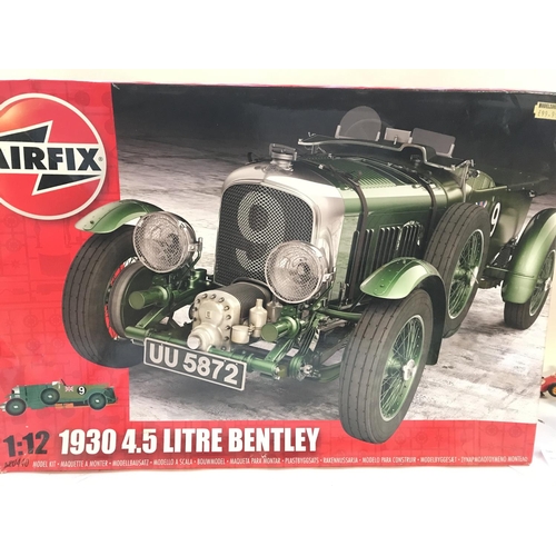 312 - A Boxed Airfix 1930 4.5 Litre Bentley 1:12 Scale.