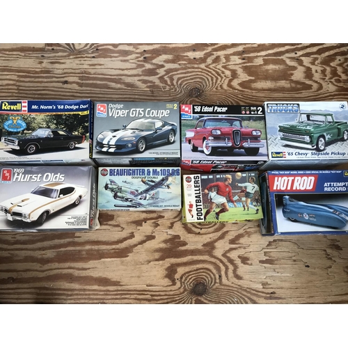 317 - A Collection of Various Model Kits. Including Revell. Airfix etc. No Reserve.