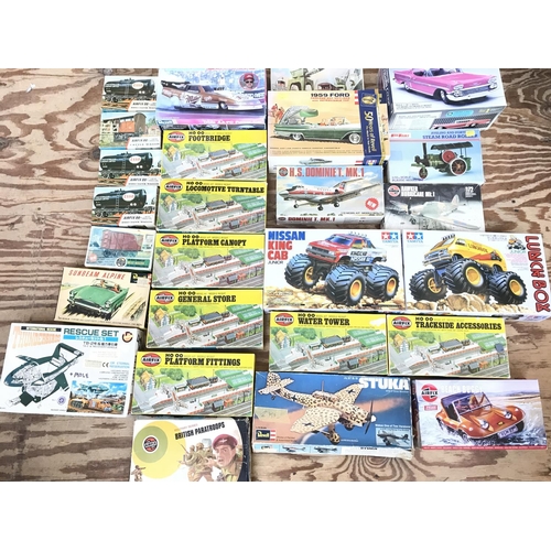 318 - A Collection of Boxed Model Kits. Including Tamiya. Revell. AMT Etc.No Reserve.